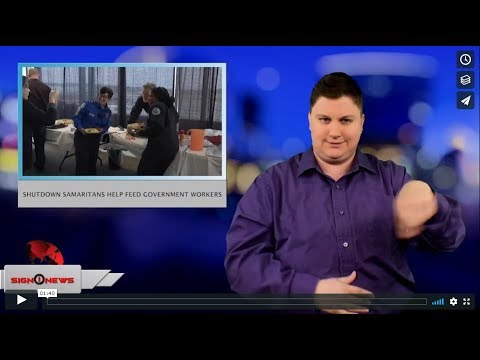 Shutdown Samaritans help feed government workers (ASL - 1.16.19)