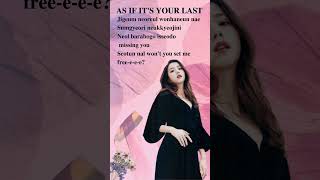 Download lagu AS IF IT'S YOUR LAST🖤💖 #shorts #youtube #youtubeshorts #trending #tiktok #viral #viralvideo #status mp3