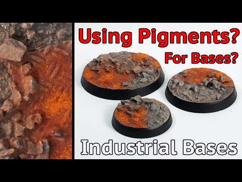 Basing with Pigments and Powders | Industrial World Bases