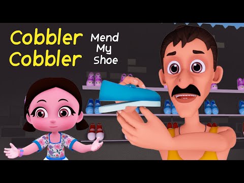 Cobbler Cobbler Mend My Shoe I English Poem I Lullaby For Babies To Go To Sleep I Happy Bachpan