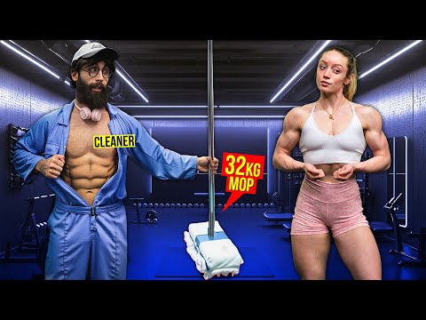 ELITE Bodybuilder ANATOLY Lifts 50KG Mop in the Gym… Everyone Was Shocked! 😱💪🧹#11