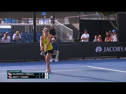 Peyton Stearns and Dalayna Hewitt Funny Moments at Australian Open 2018