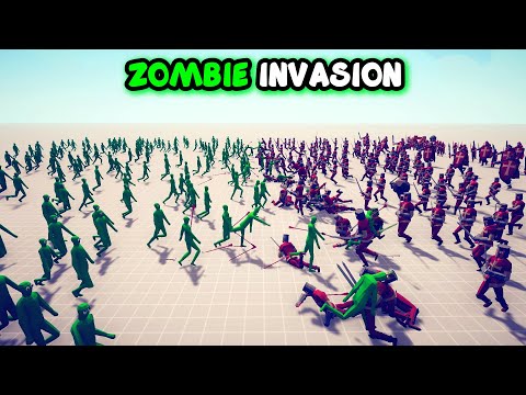 EVERY FACTION Vs ZOMBIES - ZOMBIE INVASION - TABS - Totally Accurate Battle Simulator