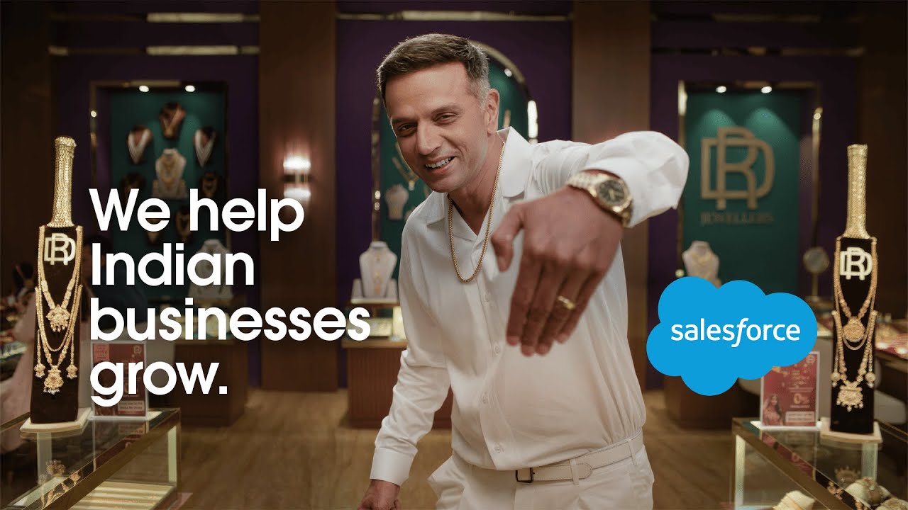 Salesforce's campaign with Rahul Dravid
