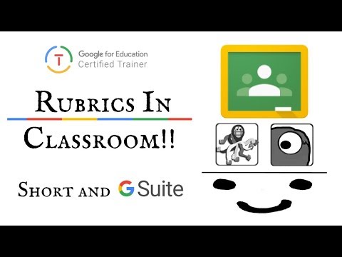 Using rubrics to grade within Google Classroom explained in 2 minutes!