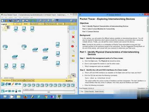 6 3 1 8 Packet Tracer - Exploring Internetworking Devices
