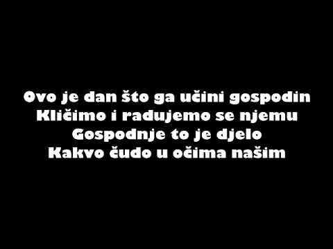 Ivan Puljić i Maja Blagdan - Zahvaljujte gospodinu - Lyrics