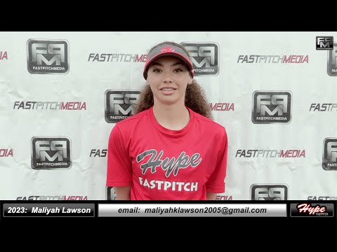 2023 Maliyah Lawson 3.5 GPA - Athletic Slapper, Pitcher & Outfielder Softball Skills Video - Hype