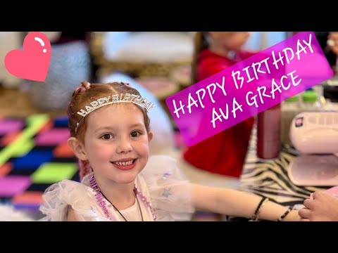 Happy Birthday Ava Grace - Posh Party Spa Style!