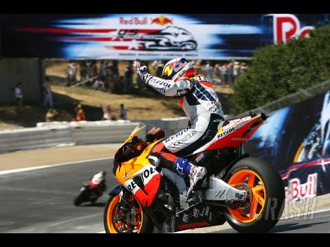 2006 MotoGP Laguna Seca race highlights Nicky Hayden Edwards Valentino Rossi Pedrosa Roberts more