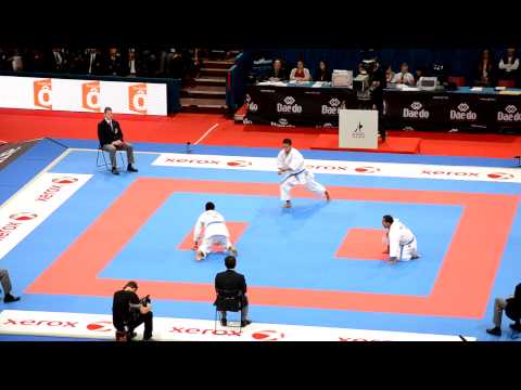 Team Kata Peru Bronze Medal Performance - 2012 World Karate Championships Paris
