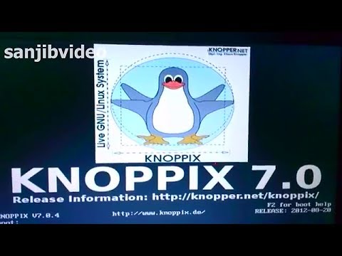 comment installer knoppix 7.0