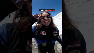 16,000 ft at Shinkula Top 😍 #india #shinkulapass #himalaya #india #motovolgger #indiatrip