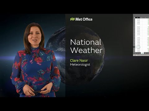 19/04/23 – Crisp, Bright Start – Evening Weather Forecast UK – Met Office Weather