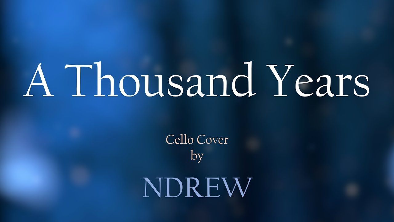 Promotional video thumbnail 1 for NDREW (Cello Performance)