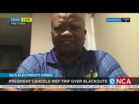 Ramaphosa cancels WEF trip over blackouts