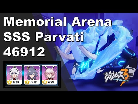SSS Parvati (46912 pts) | Memorial Arena | HOF/AE/SR | Honkai Impact 3rd