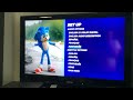 Sonic The Hedgehog 2020 DVD Menu Walkthrough