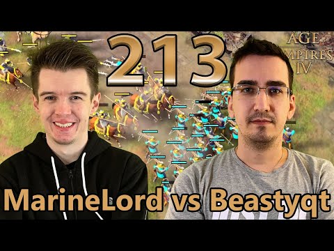 MarineLord vs Beastyqt - Conquerers Cup - BO5 - Age of Empires 4 - Cast 213