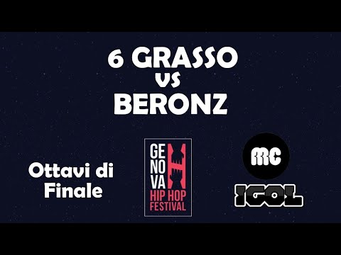 6 Grasso vs Beronz - Ottavi di finale - Genova Hip Hop Festival REACTION