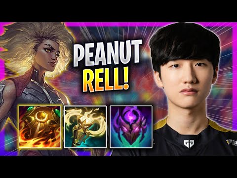 PEANUT PERFECT GAME WITH RELL! - GEN Peanut Plays Rell JUNGLE vs Lee Sin! | Season 2023