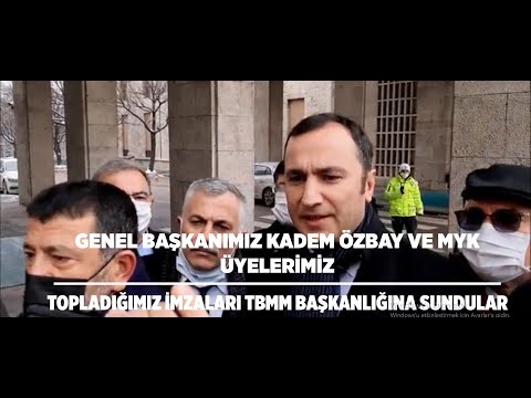 Genel Başkanımız Kadem Özbay TBMM`de Öğretmenlik Meslek Kanunu İle İlgili Açıklamada Bulundu | EĞİTİM İŞ