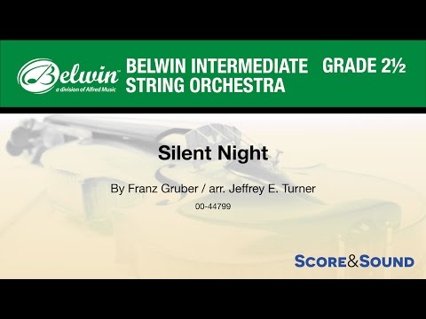 Silent Night, arr. Jeffrey E. Turner - Score & Sound