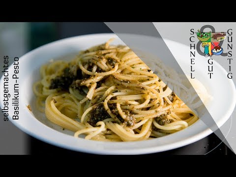 selbstgemachtes Basilikum-Pesto: Schnell, Gut & Günstig Kochen: Mittagessen / Abendessen