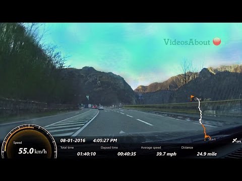 Olt Valley 4 lanes - expansion. Sony AS200V