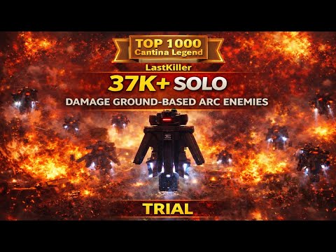 Solo Damage Ground-Based ARC Enemies – TOP 1000 Cantina Legend (EASY 37K+) | ARC Raiders Full Run