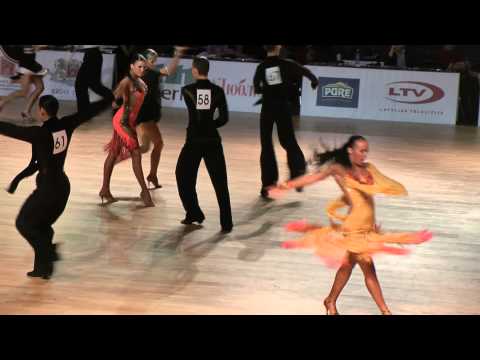 00218 Nikolay Chernov & Evgenia Florinskaya - Pasodoble 1/8 Youth Latin Baltic Grand Prix 2012