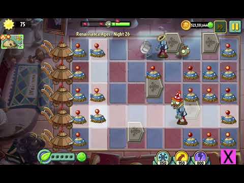 pvz2 renaissance ages night 26 is impossible