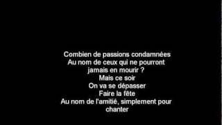 francois valery aimons nous vivants paroles chords chordify