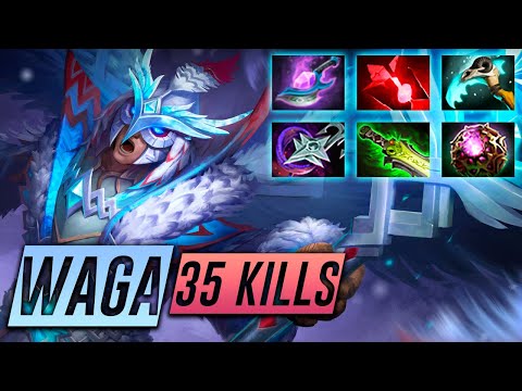 Waga Skywrath Mage 35 KILLS - Dota 2 Pro Gameplay [Watch & Learn]