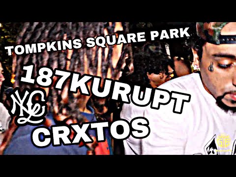 NYCL 187KURUPT & CRXTOS MUSIC VIDEO PREMIERE IN NYC TOMPKINS SQUARE PARK