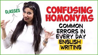 20 Most Commonly Confused Homonyms In English | Common Mistakes Made In English Writing  | Michelle
