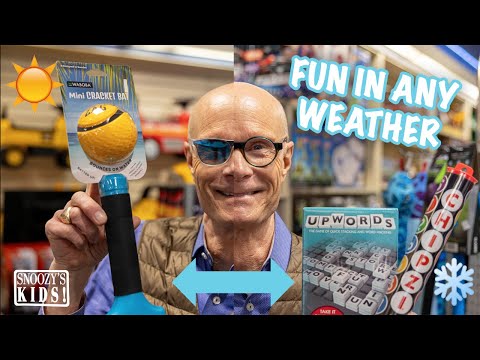 ☀️❄️ Toys for Any Weather! Outdoor & Indoor Fun at Snoozy’s Kids! 🎾🎲