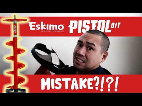 Bought A New Auger! Did I Mess Up? Eskimo Pistol Bit Unboxing and Test Cut