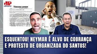 ‘O bicho tá pegando! O Neymar tá a ponto de explodir, e a torcida organizada do Santos…’