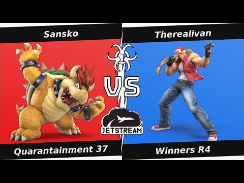 Quarantainment 37 Winners R4 - Sansko (Bowser) Vs. Therealivan (Terry) Smash Ultimate - SSBU