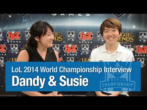 LoL 2014 World Championship Interview - Dandy & Susie