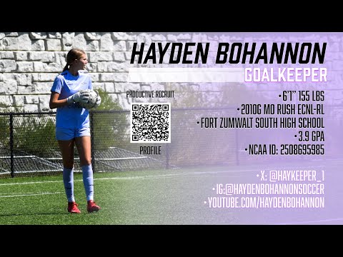 Hayden Bohannon Profile/Recruitment Video