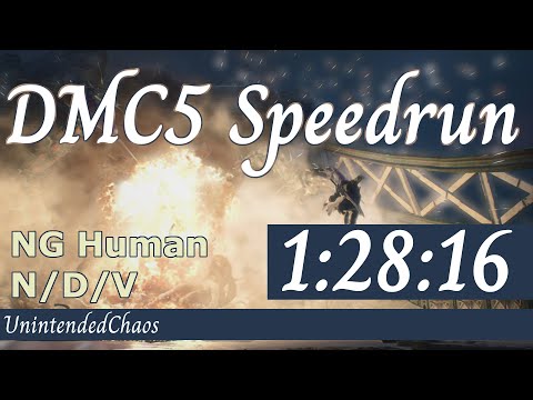 DMC5 NG Human Speedrun 1:28:16 (LTR)