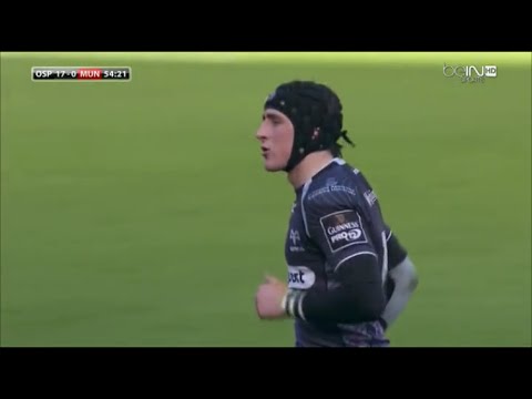 Sam Davies pin point punt to the corner vs Munster 2015