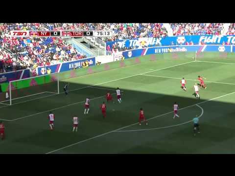 Sebastian Giovinco Hits Post - March 6, 2016