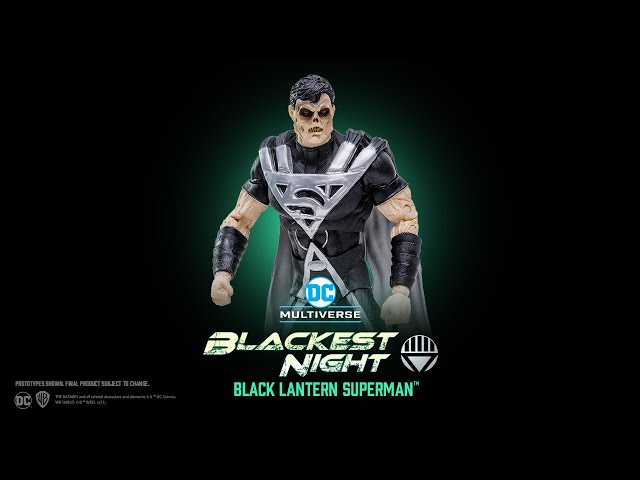Figura Green Lantern Superman Blackest Night Articulada 18 Cms video