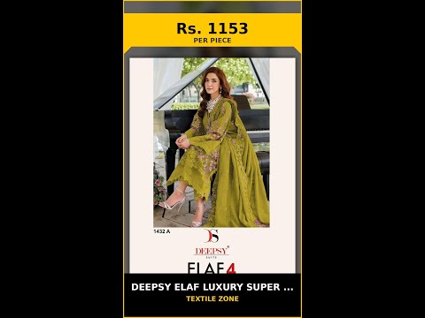 Deepsy Elaf Luxury Super Hit Lawn 1432 Series – product video thumbnail
