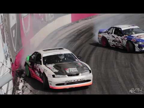 Aurimas Bakchis Leading Francis Doyon - Formula Drift Canada World 2015
