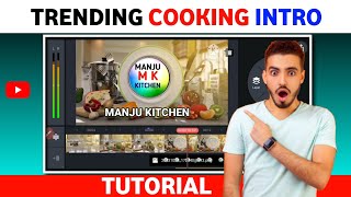 Cooking Intro Kaise Banaye? | How to make 3D Intro For YouTube in Hindi | Cooking Intro Tutorial 🔥