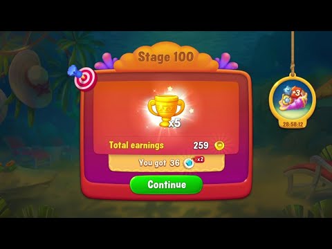 @Fishdom Win Strikes Atlantis Cup Stage 95 - Special Stage 100 Challenge